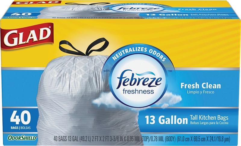 Odorshield 78361 Trash Bag - Box of 40