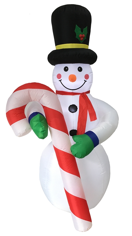 Christmas Inflatable Snowman/Candy Cane