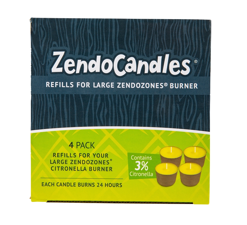 Zendocandles Citronella Large Refill Candle - 4 oz