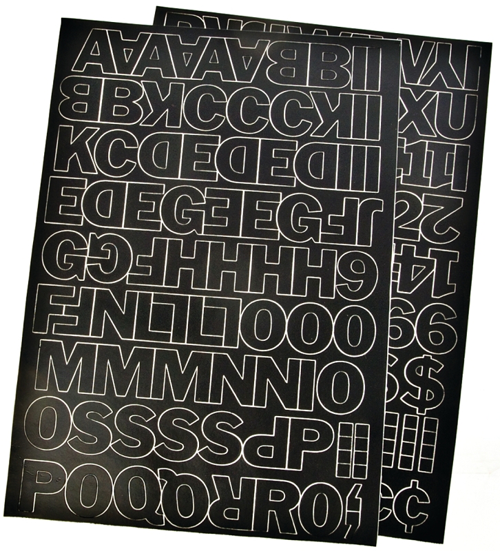 DieCut Number And Letter Set