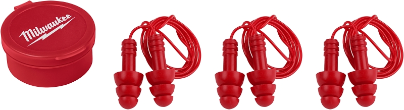 Reusable Ear Plugs - Case of 3