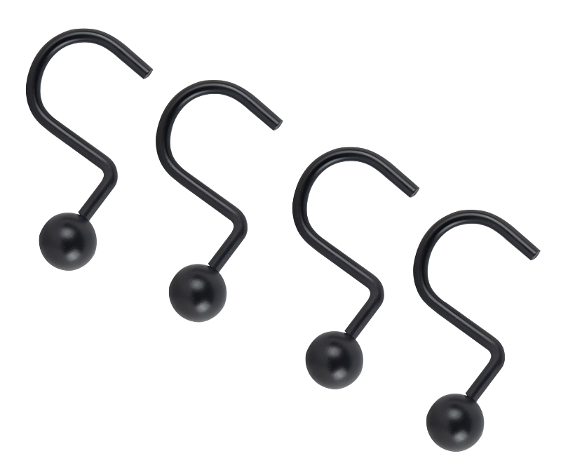 Ball Shower Curtain Hook Set - Case of 12