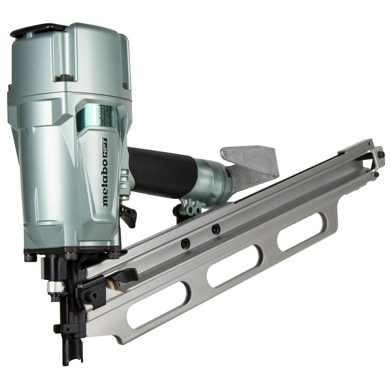 Framing Nailer With Depth Adjustment And Aluminum Magazine