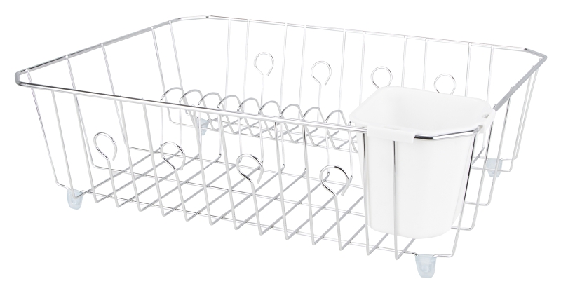 Dish Drainer With Cutlery Basket