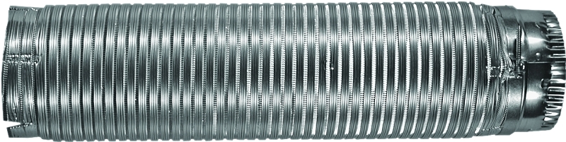 E-Z-Fasten 010150 Flexible Dryer Vent Pipe Male Snap-Lock