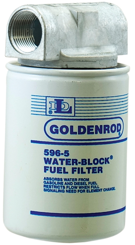 Goldenrod Water Block 596 Fuel Filter
