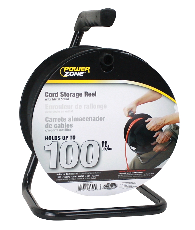Cord Storage Reel With Stand