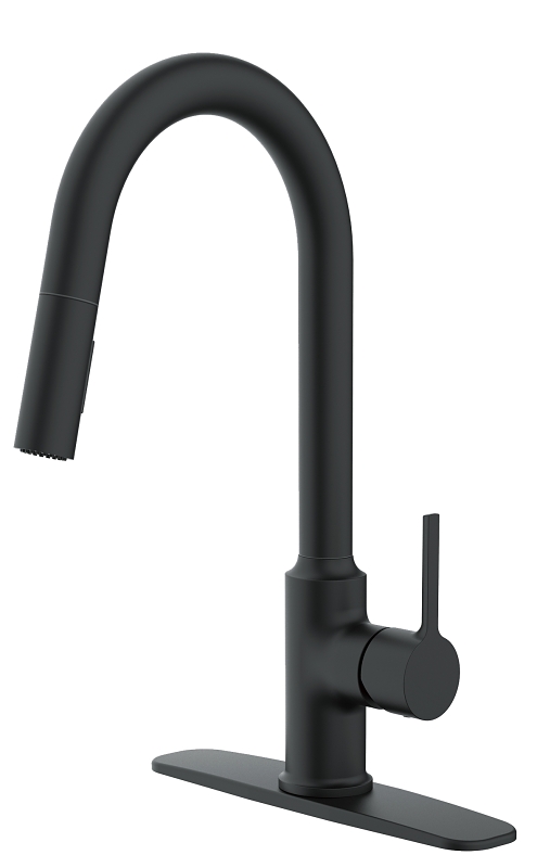 Contemporary Pull-Down Kitchen Faucet