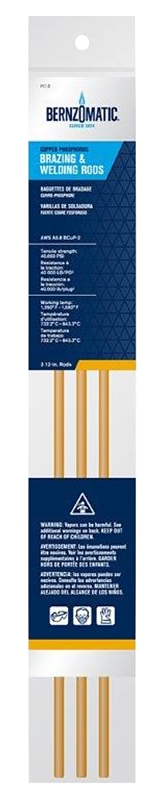 Brazing And Welding Rods - Pack of 3